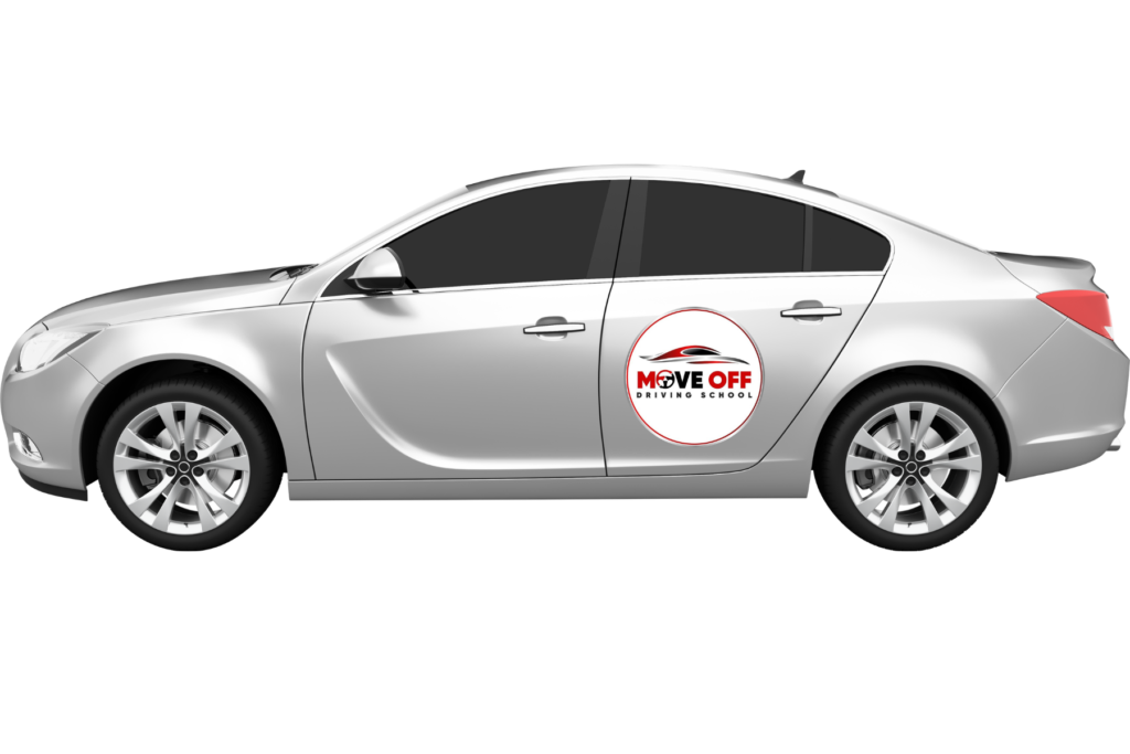 car with logo